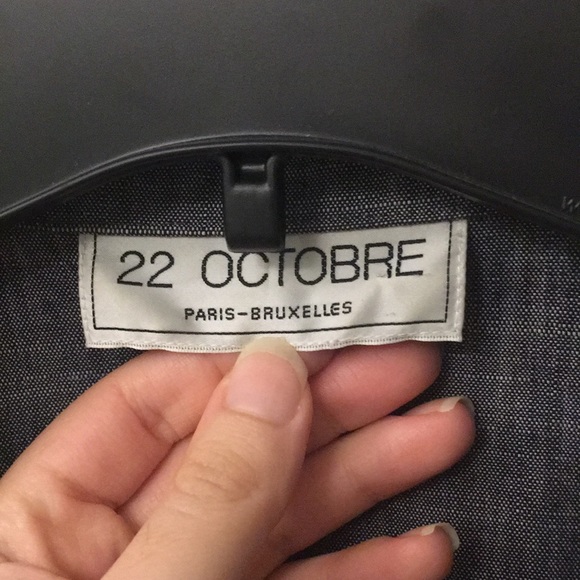 Dark Grey Patterned Blazer - Picture 11 of 17